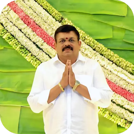 GR Iyer - Owner of Traditional Catering