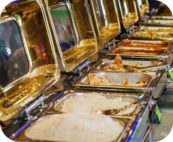 Traditional South Indian wedding meals and vegetarian wedding catering by GR Iyer