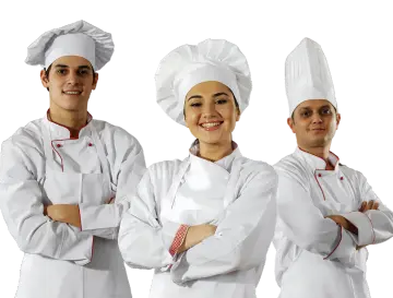 Wedding food preparation team