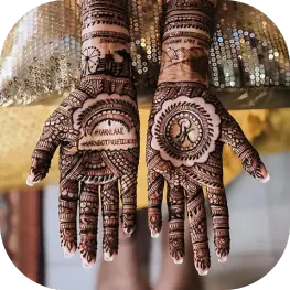 Bridal mehandi hand decoration in Chennai