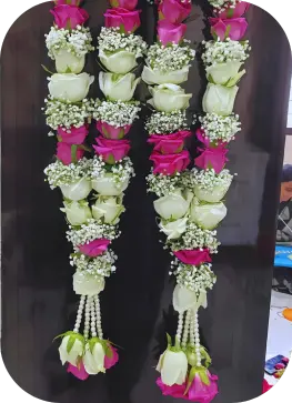 South Indian wedding flower garlands in Chennai