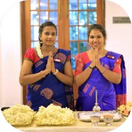 Wedding reception welcome girls